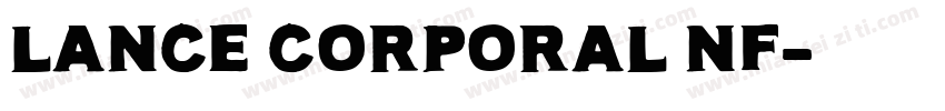Lance Corporal NF字体转换
